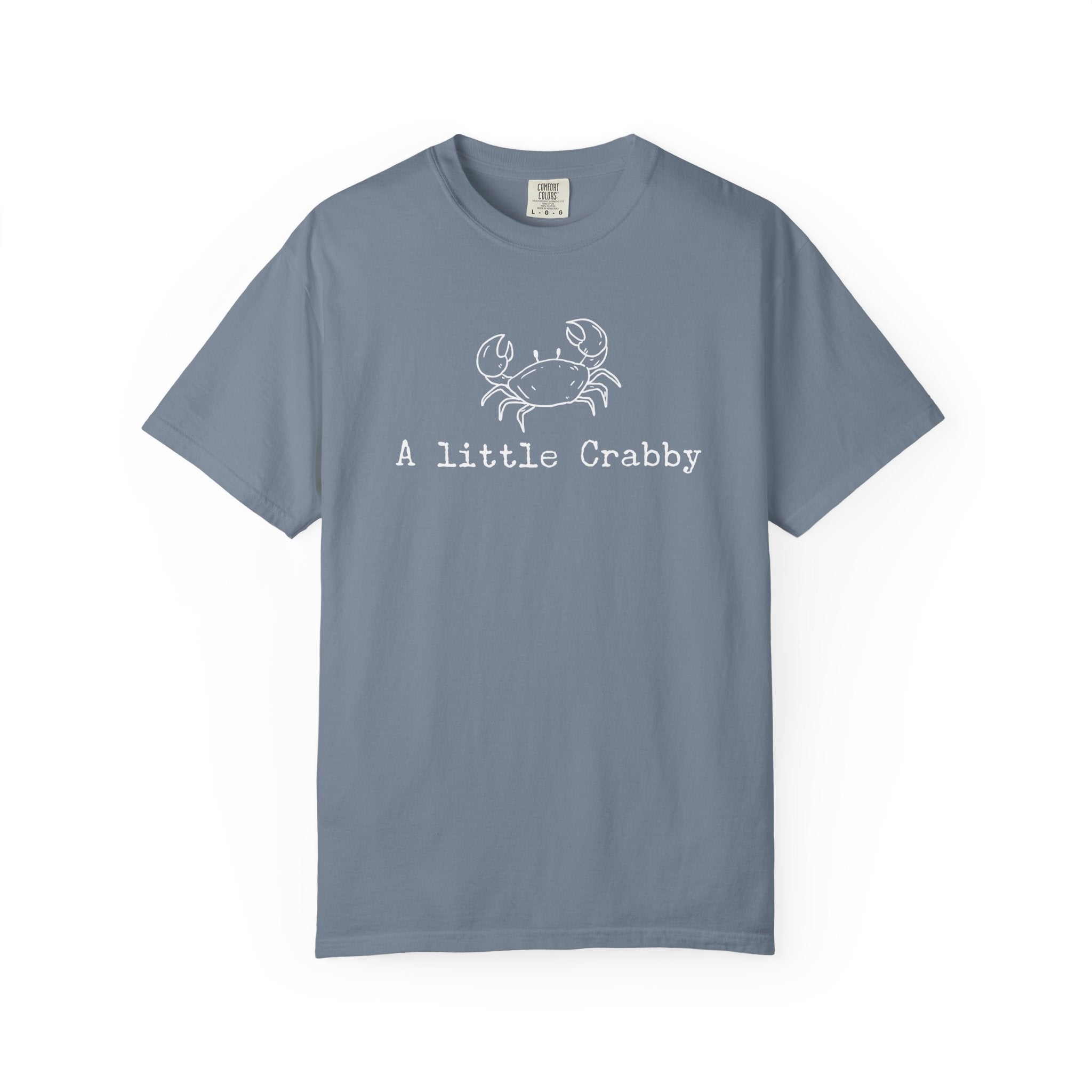 A Little Crabby T-Shirt — Cute Crab Graphic Tee for Beach Lovers