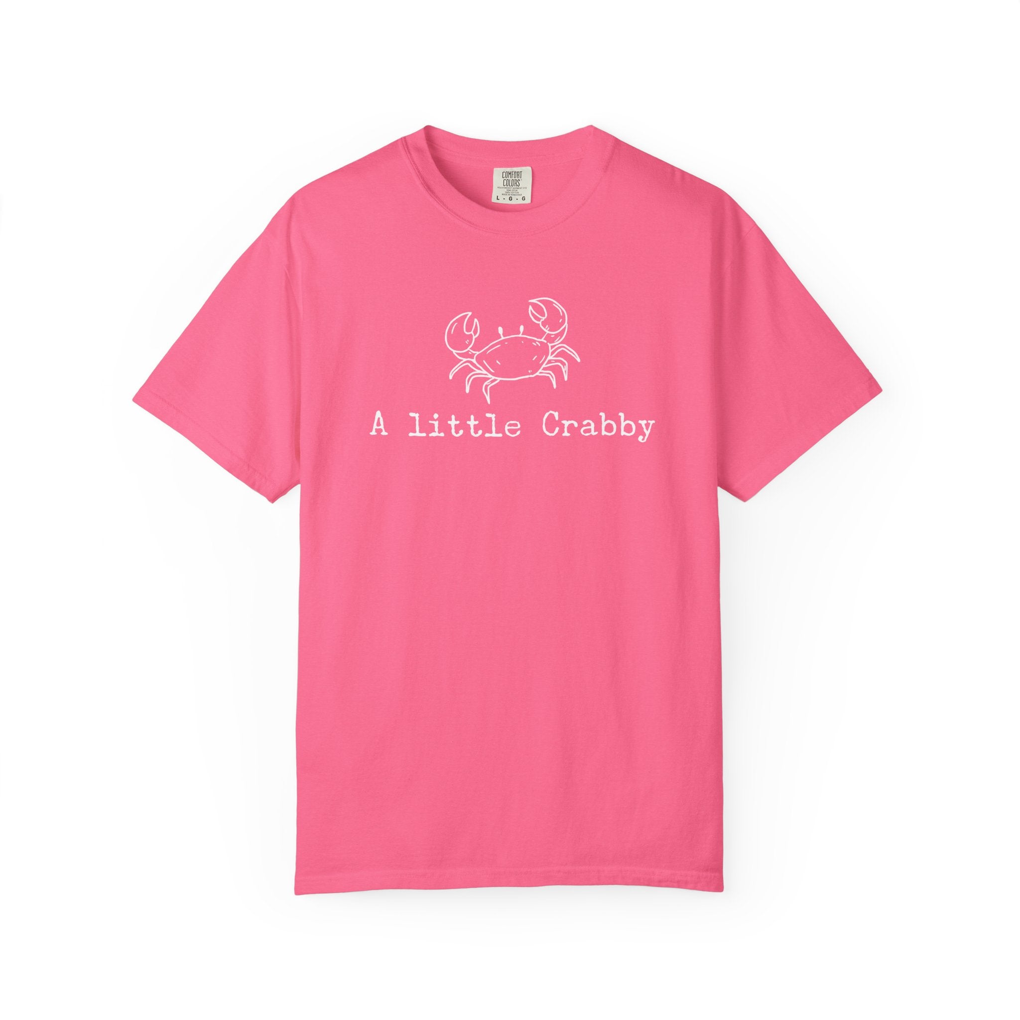 A Little Crabby T-Shirt — Cute Crab Graphic Tee for Beach Lovers
