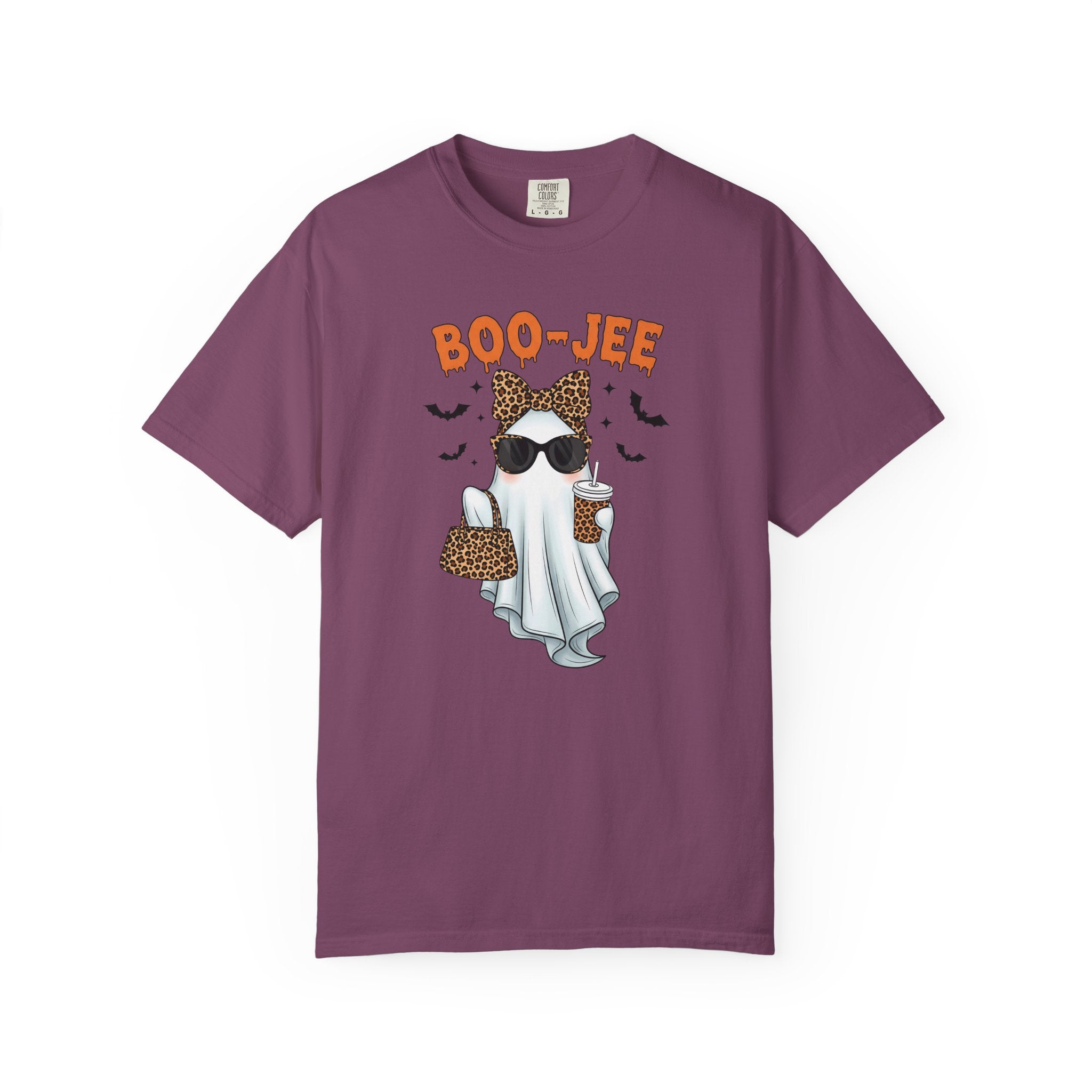 Boo-Jeé Ghost Tee — Leopard Accessories Halloween T-Shirt
