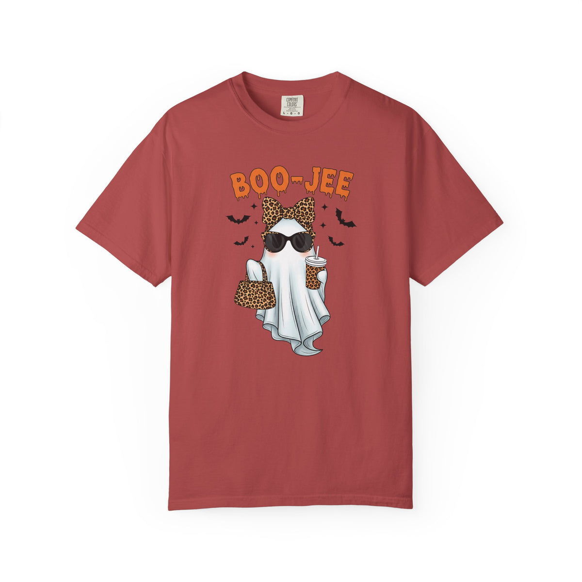 Boo-Jeé Ghost Tee — Leopard Accessories Halloween T-Shirt