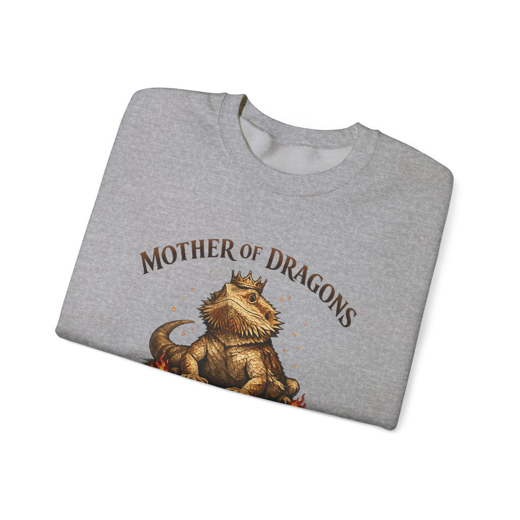 Mother of Dragons Crewneck Sweatshirt | Cute Dragon Illustration