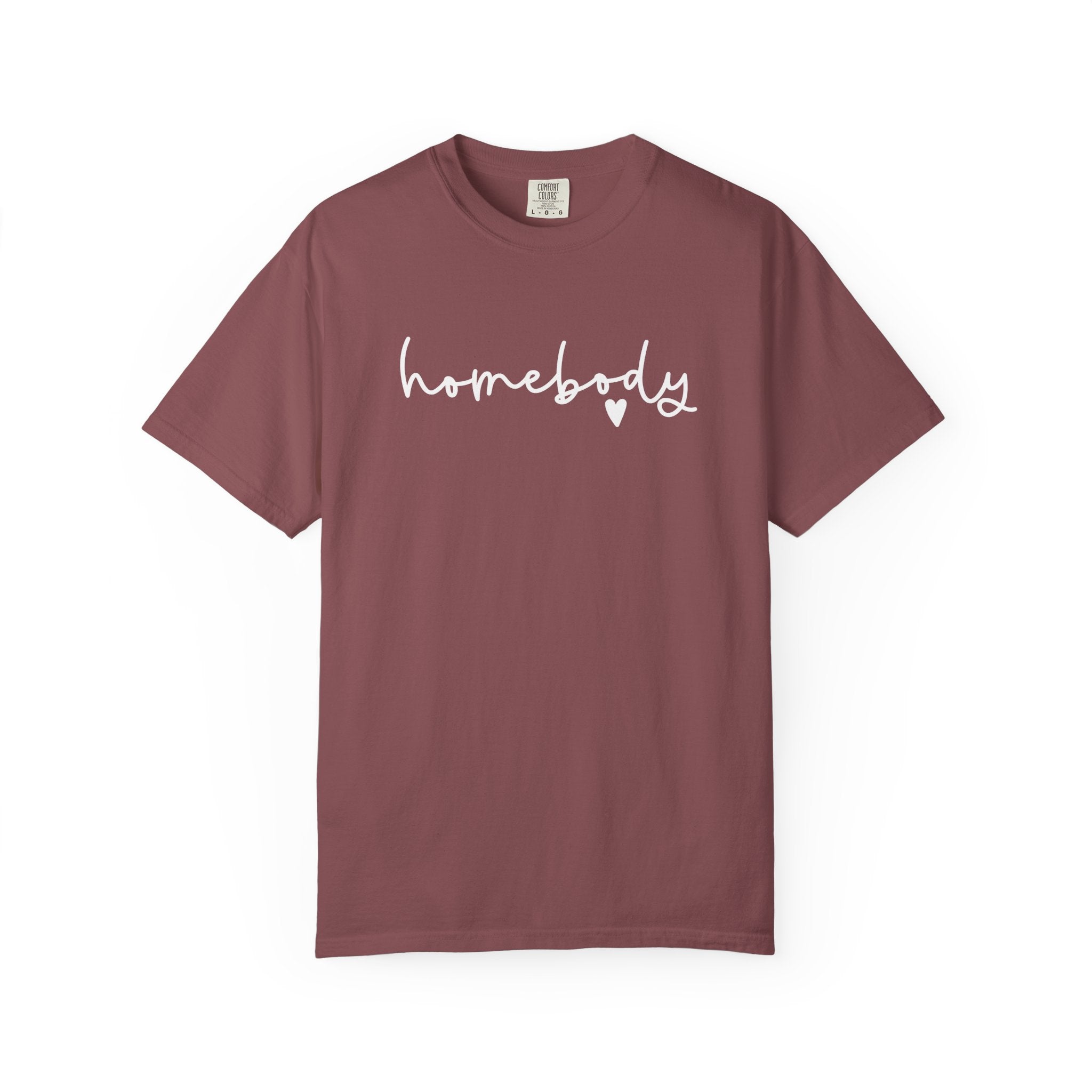 Homebody Script T-Shirt — Cozy Handwritten Graphic Tee