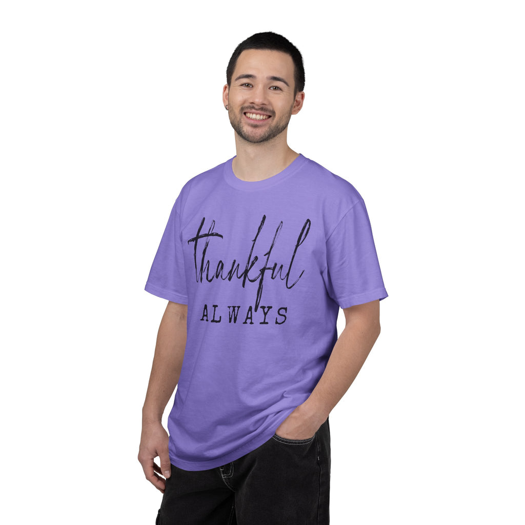 Grateful Spirit T-Shirt - Casual Unisex Wear for Thanksgiving, Everyday Comfort, Inspirational Apparel, Cozy Fashion