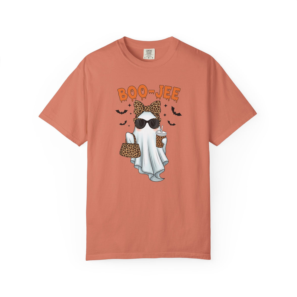 Boo-Jeé Ghost Tee — Leopard Accessories Halloween T-Shirt