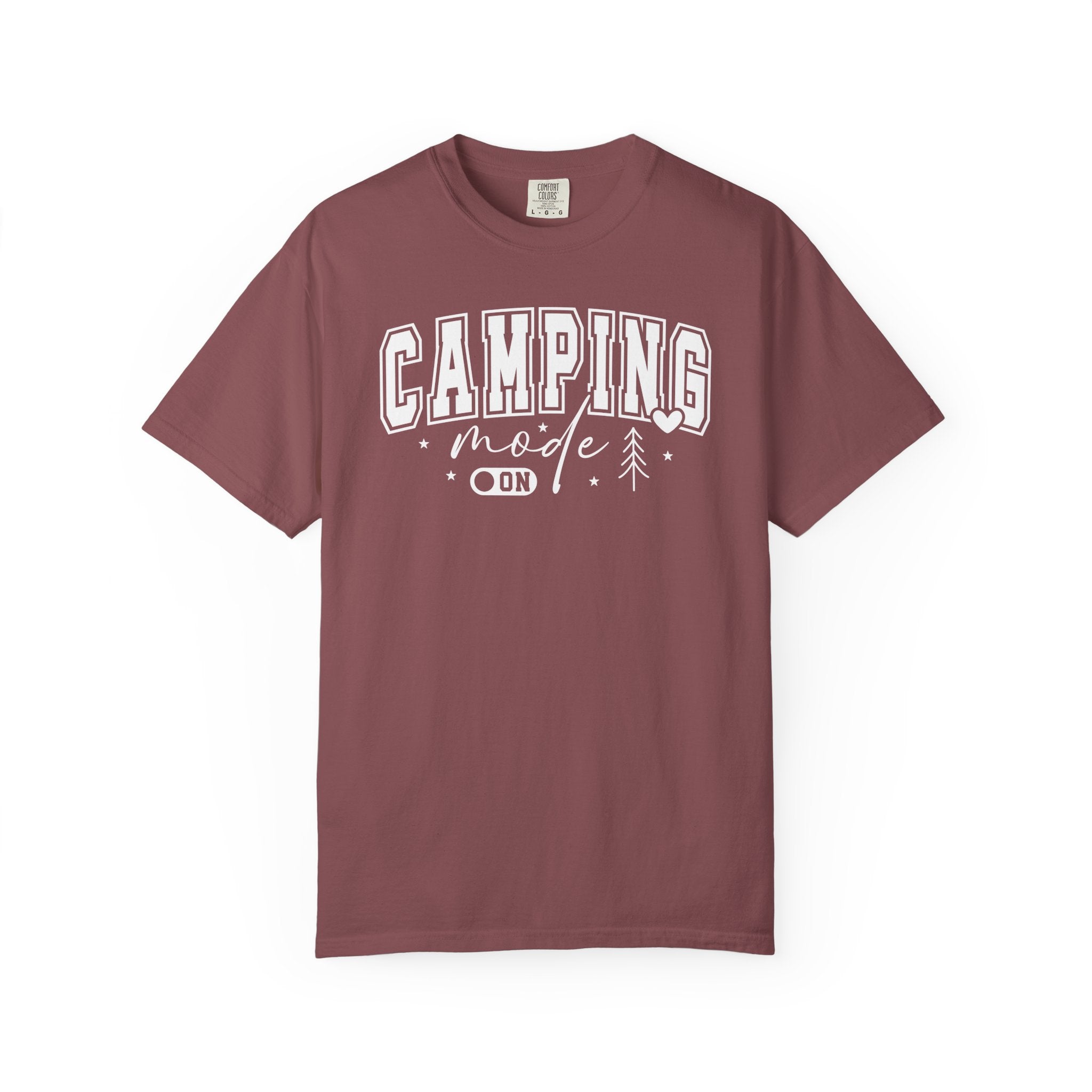 Camping Mode T-Shirt — Retro Outdoor Camping Graphic Tee