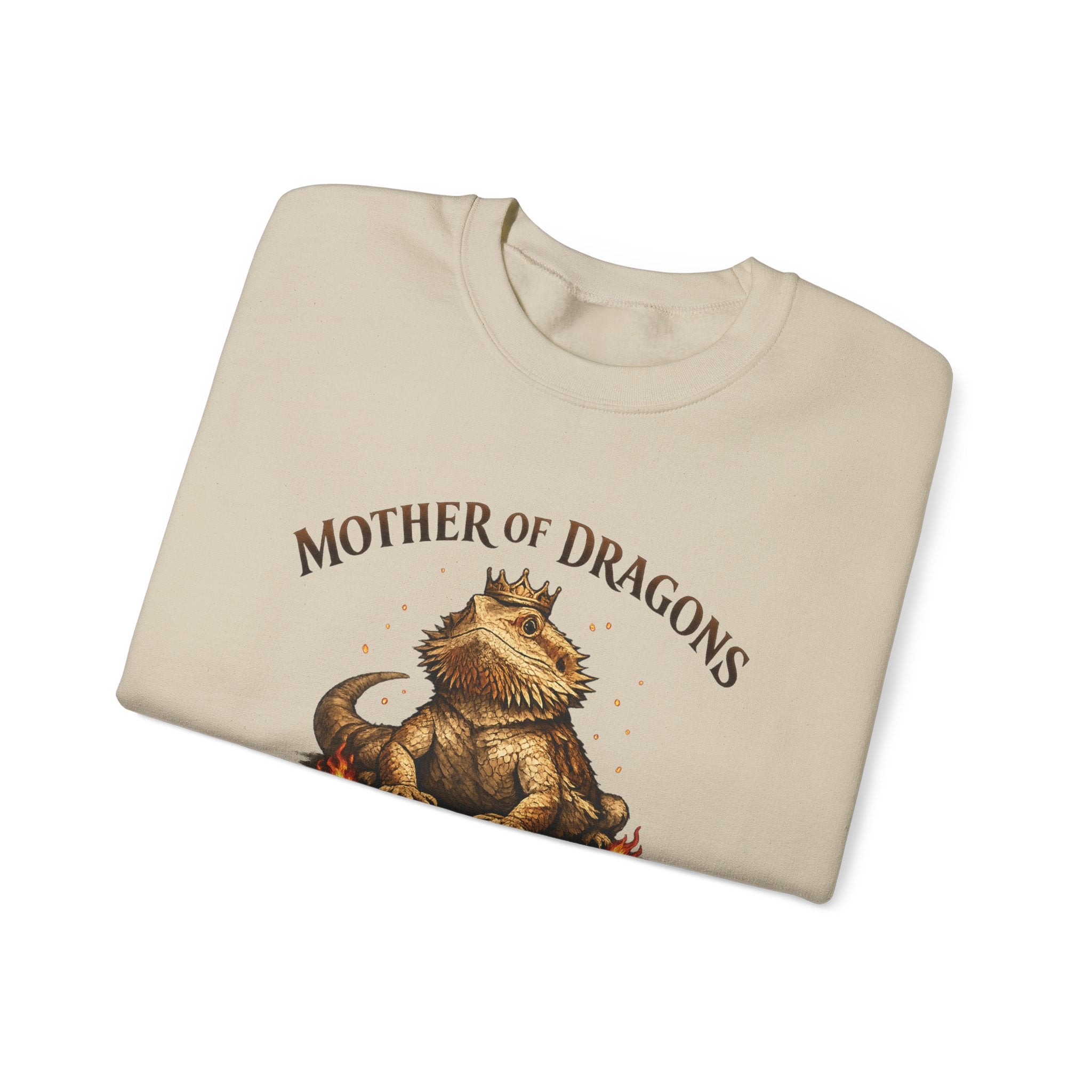 Mother of Dragons Crewneck Sweatshirt | Cute Dragon Illustration