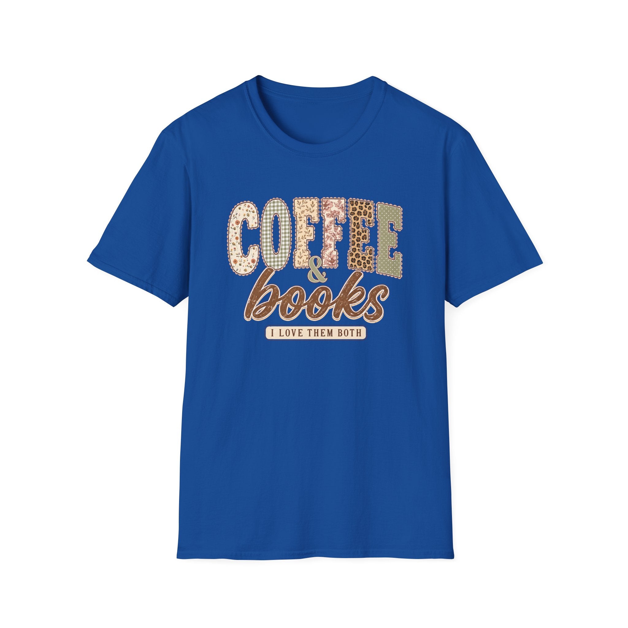Coffee & Books I Love Them Both | Book Lover Coffee Lover Graphic Tee
