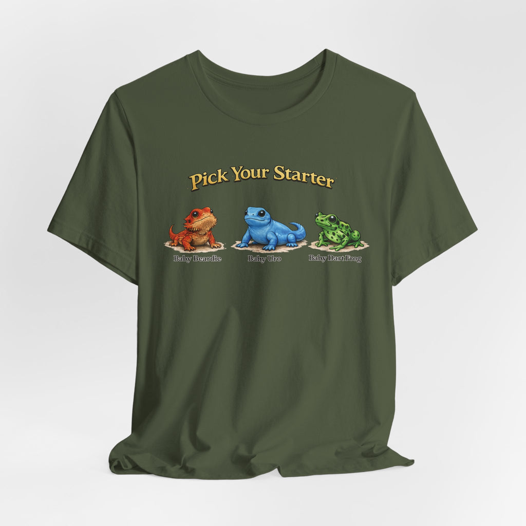 Pick Your Starter Baby Dragon Baby Lion Baby Deer Frog T-Shirt | Cute Creature Tee