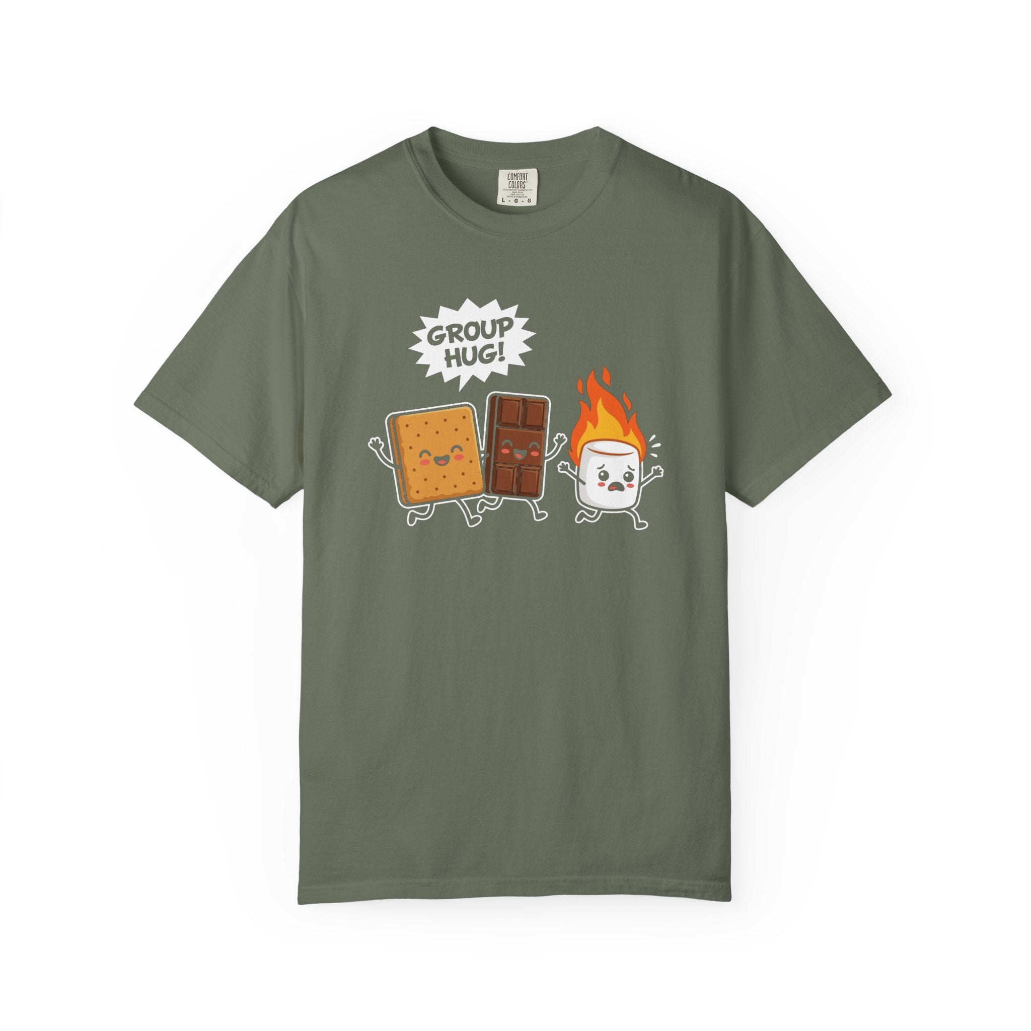 S'mores Group Hug T-Shirt — Cute Campfire Marshmallow, Chocolate & Graham Tee