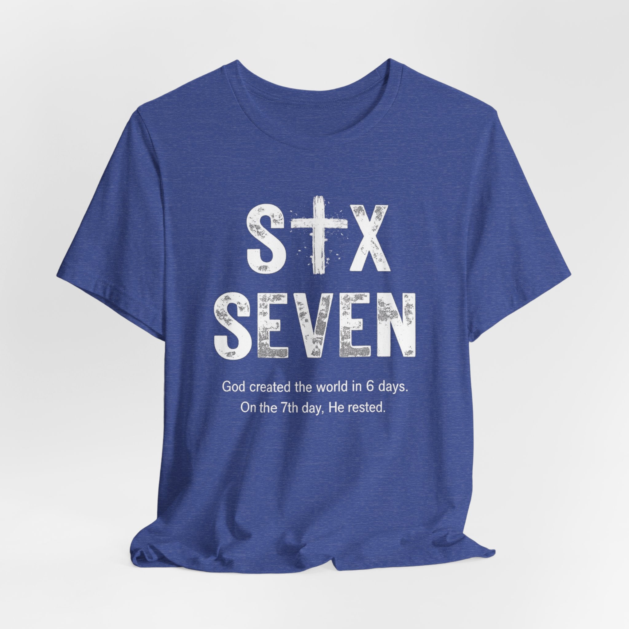 Six Seven Christian Tee — 'SIX SEVEN' Faith-Based Short Sleeve Shirt