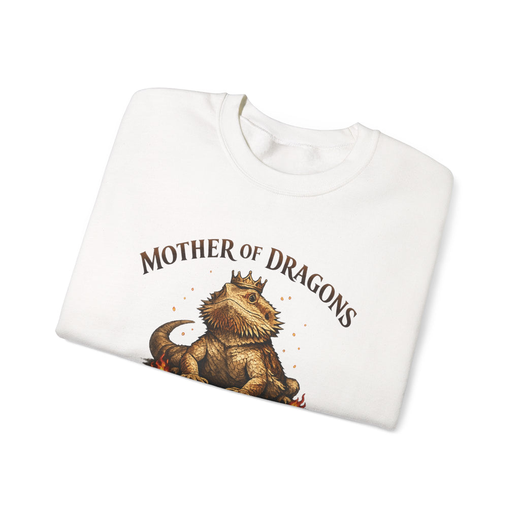 Mother of Dragons Crewneck Sweatshirt | Cute Dragon Illustration