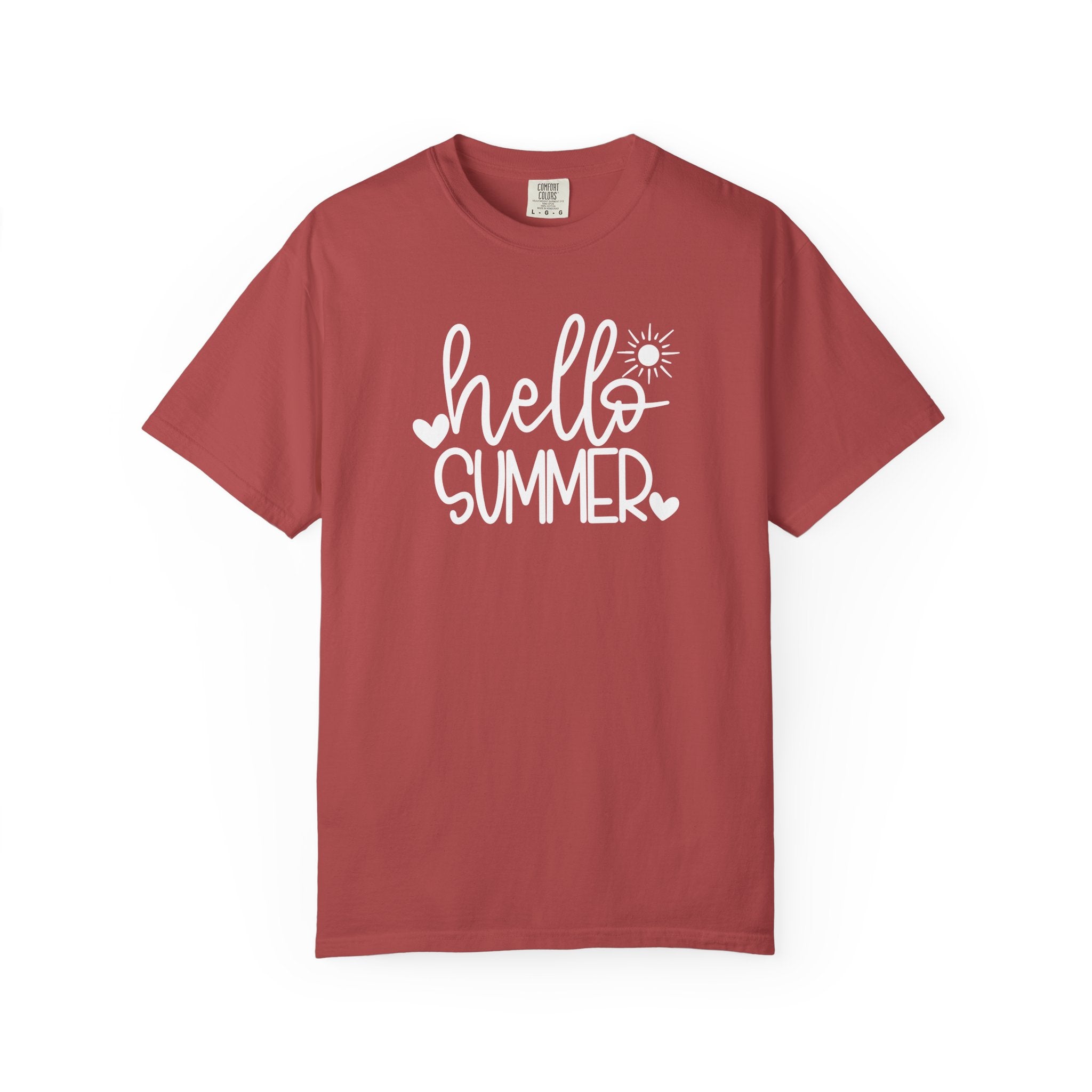 Hello Summer Comfort Colors Graphic T-Shirt