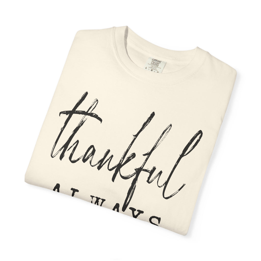 Grateful Spirit T-Shirt - Casual Unisex Wear for Thanksgiving, Everyday Comfort, Inspirational Apparel, Cozy Fashion