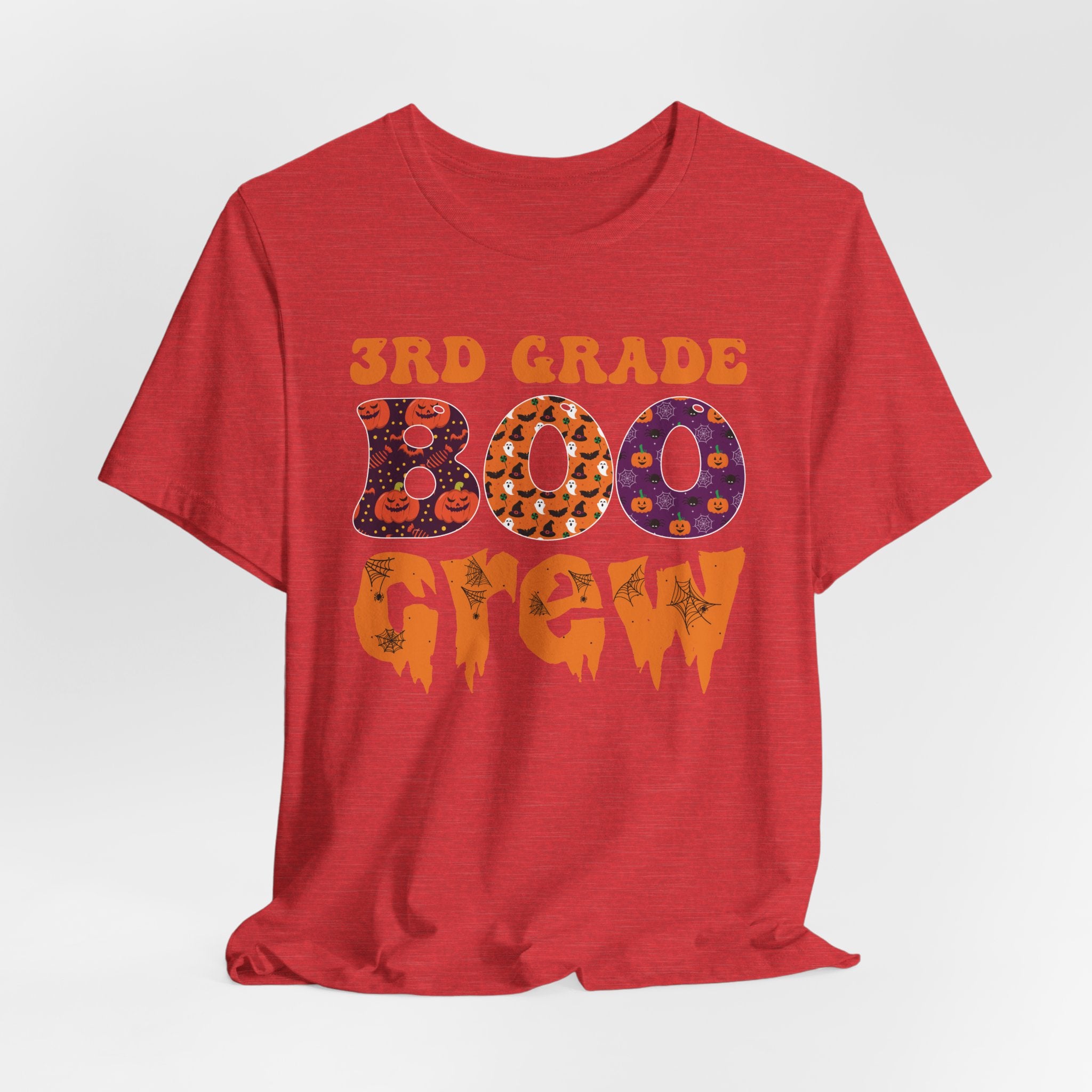 3rd Grade Boo Crew Tee — Halloween Classroom Shirt
