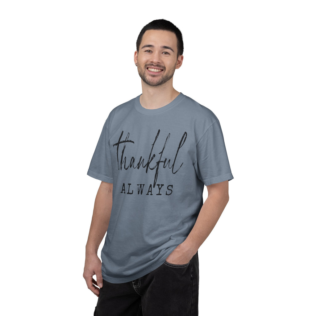 Grateful Spirit T-Shirt - Casual Unisex Wear for Thanksgiving, Everyday Comfort, Inspirational Apparel, Cozy Fashion
