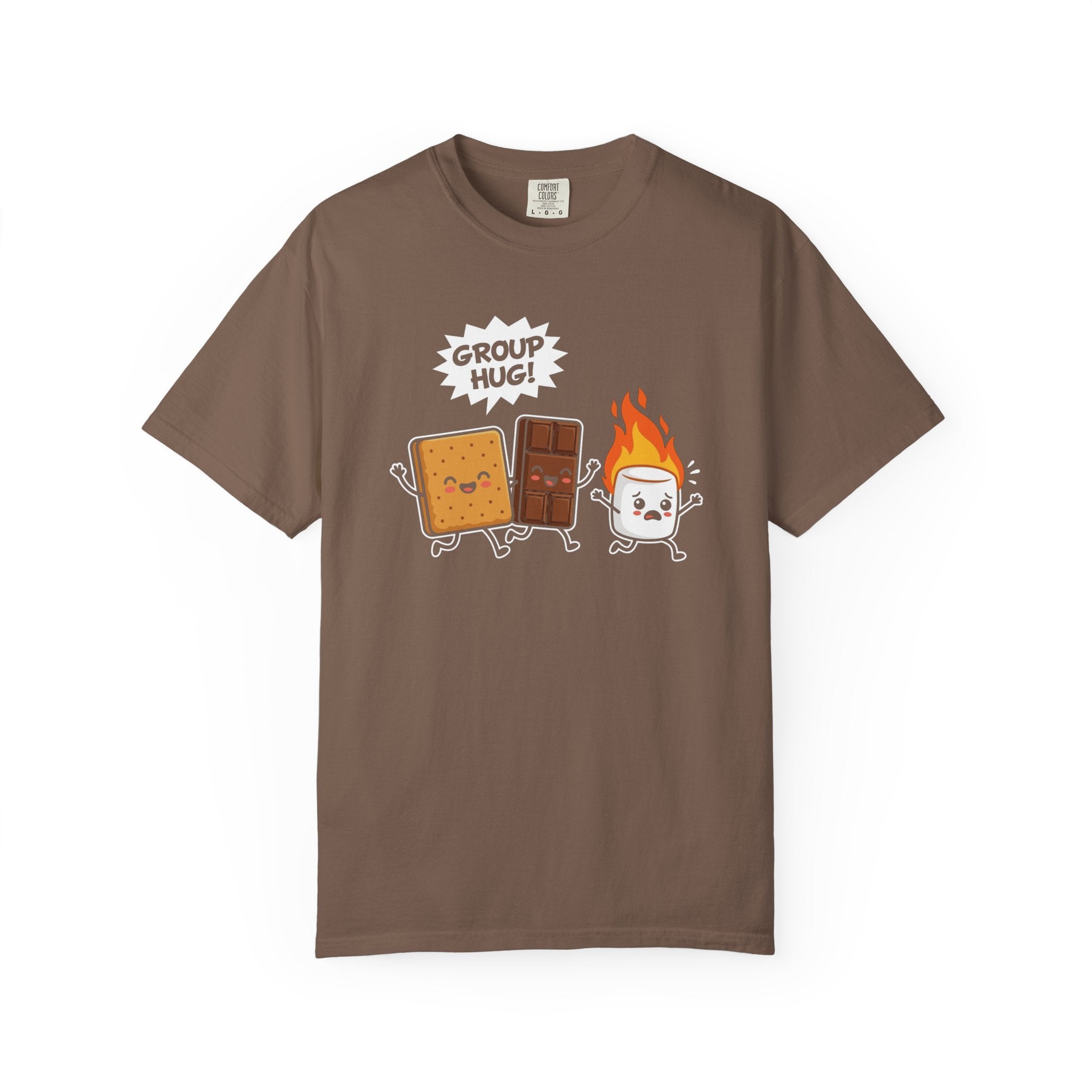 S'mores Group Hug T-Shirt — Cute Campfire Marshmallow, Chocolate & Graham Tee