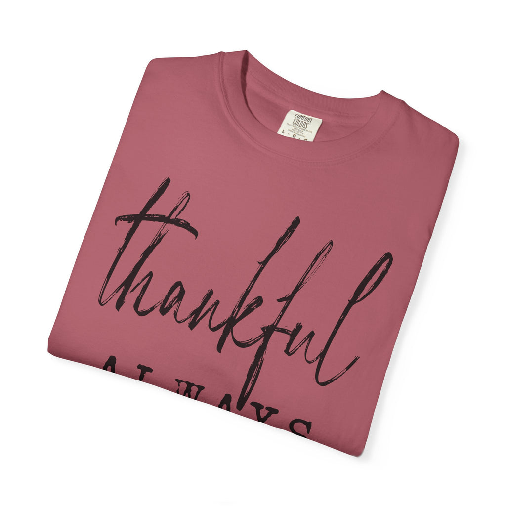 Grateful Spirit T-Shirt - Casual Unisex Wear for Thanksgiving, Everyday Comfort, Inspirational Apparel, Cozy Fashion