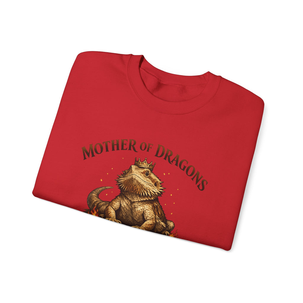 Mother of Dragons Crewneck Sweatshirt | Cute Dragon Illustration