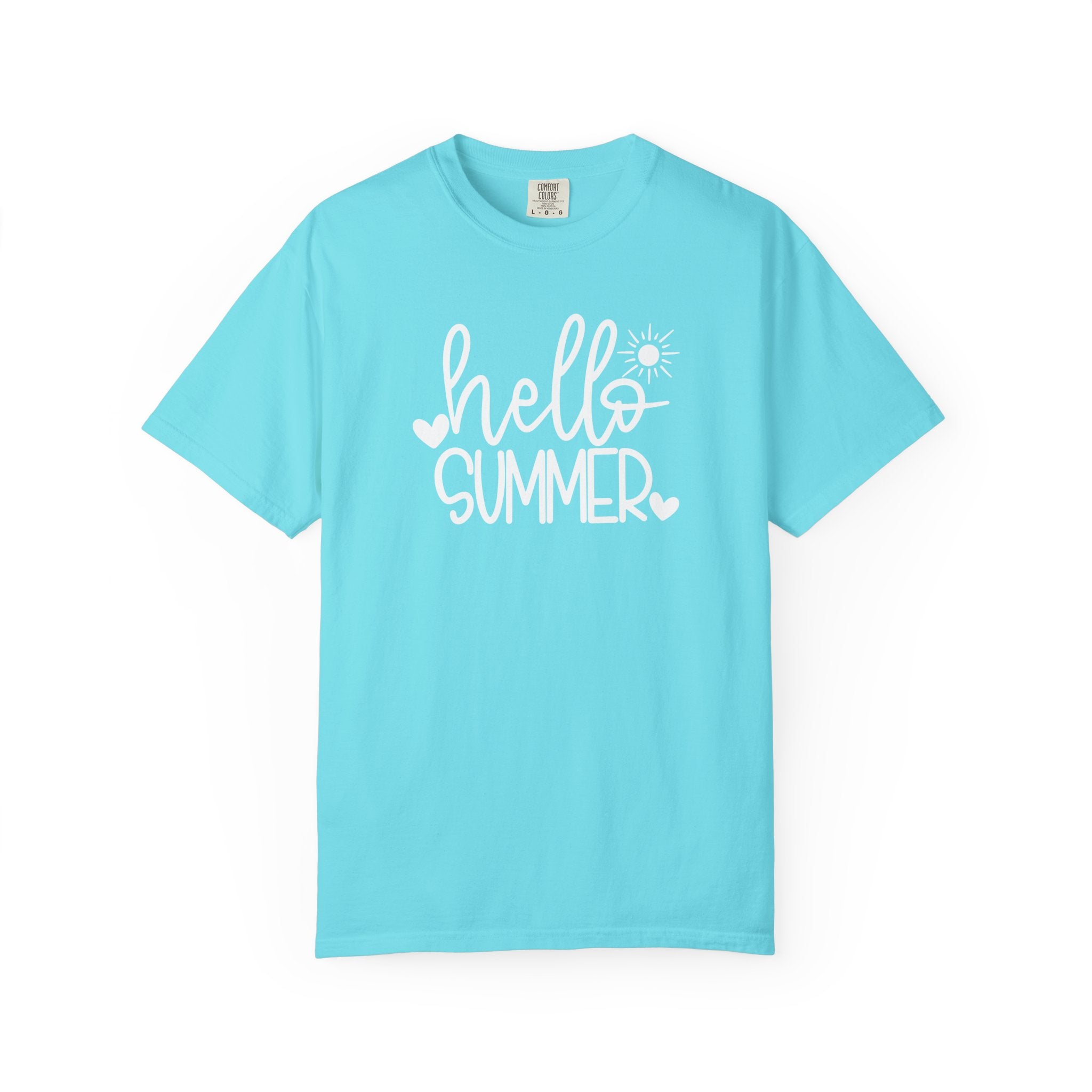 Hello Summer Comfort Colors Graphic T-Shirt
