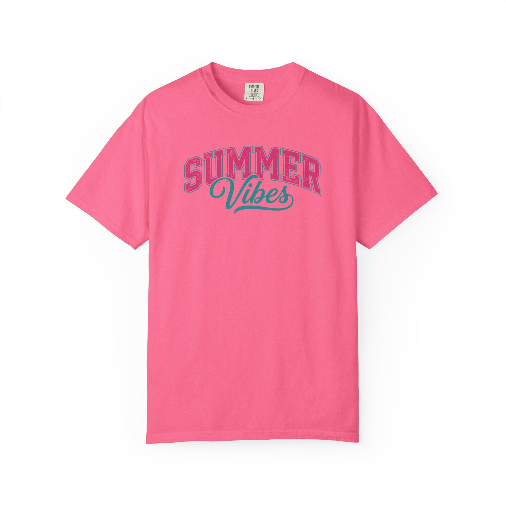 Summer Vibes T-Shirt — Retro Script Graphic Tee