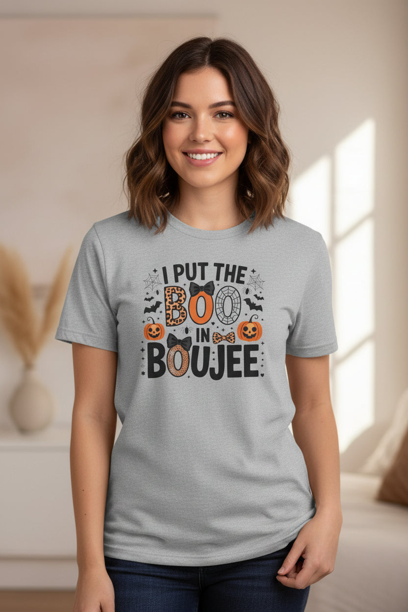 Halloween 'I Put The Boo In Boujee' T-Shirt