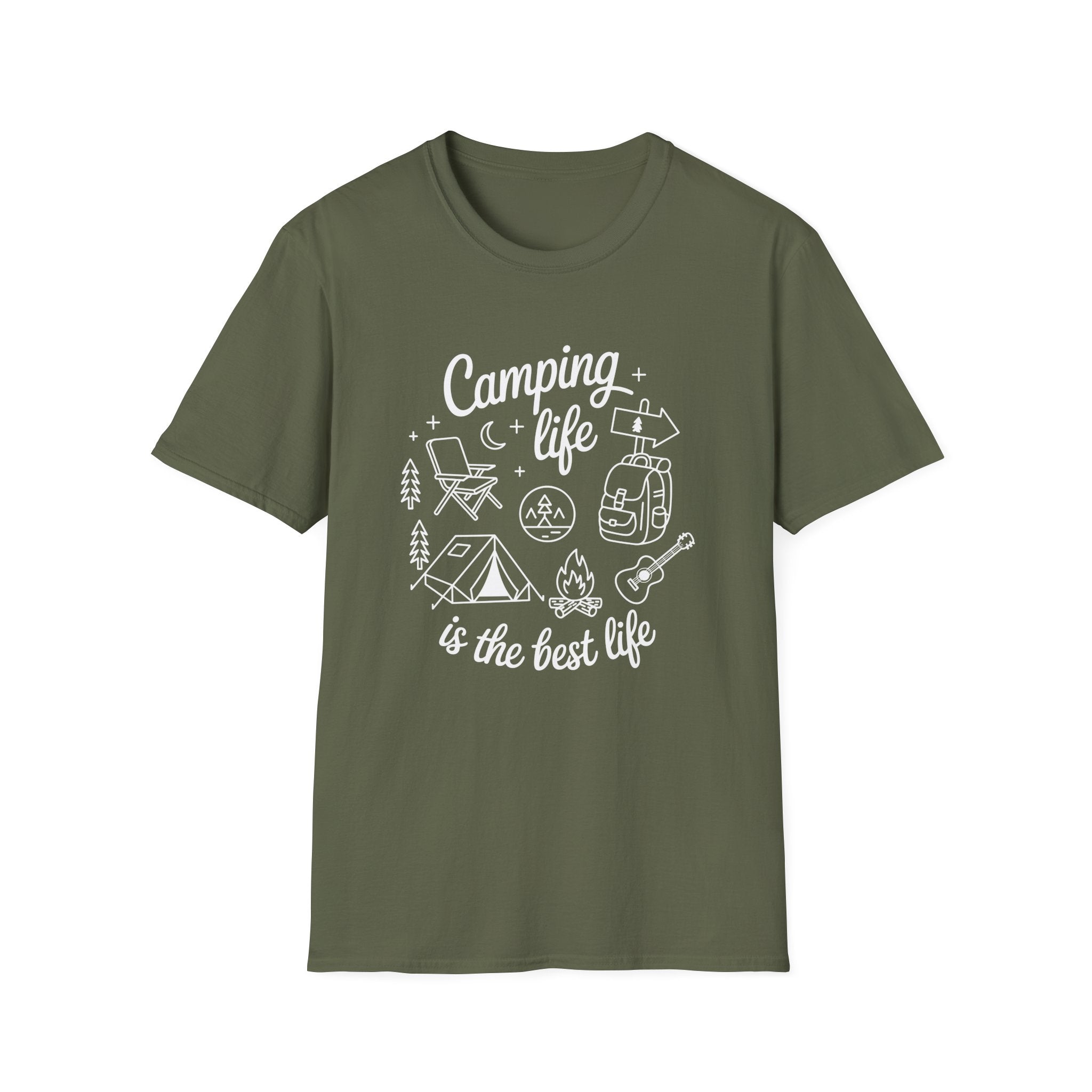 Camping Life T‑Shirt — “Camping Life is the Best Life” Outdoor Adventure Tee