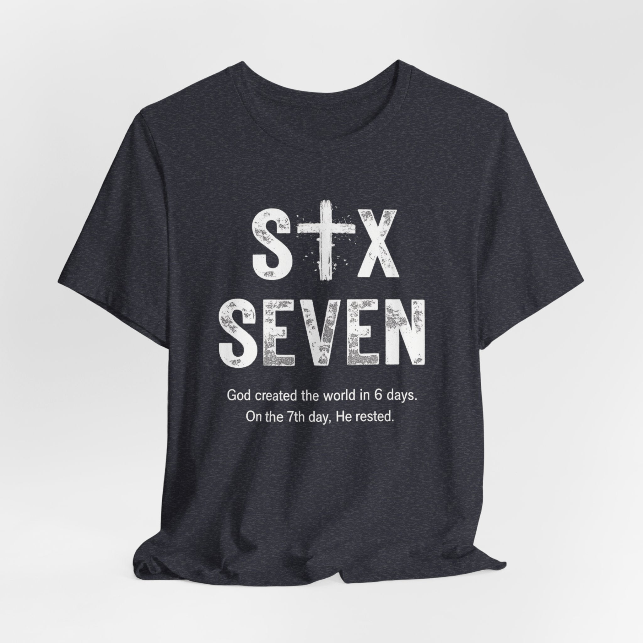 Six Seven Christian Tee — 'SIX SEVEN' Faith-Based Short Sleeve Shirt