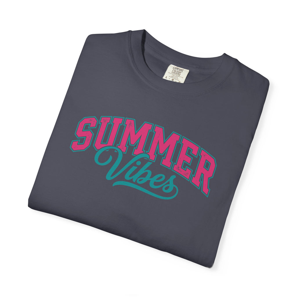 Summer Vibes T-Shirt — Retro Script Graphic Tee