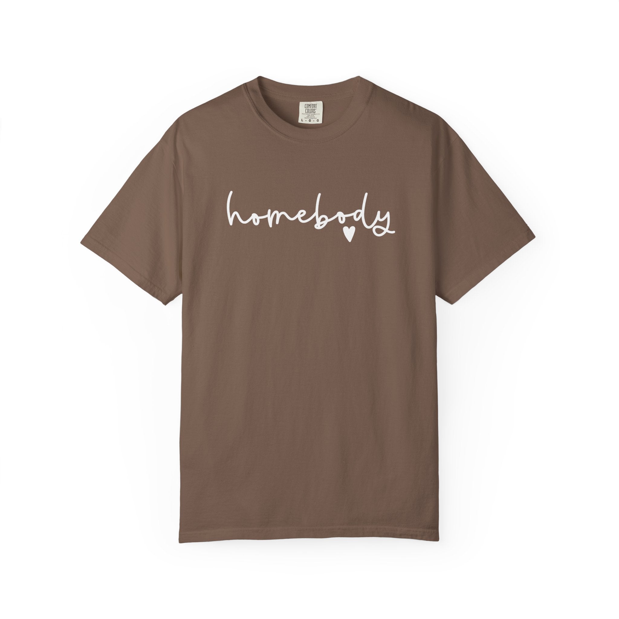 Homebody Script T-Shirt — Cozy Handwritten Graphic Tee