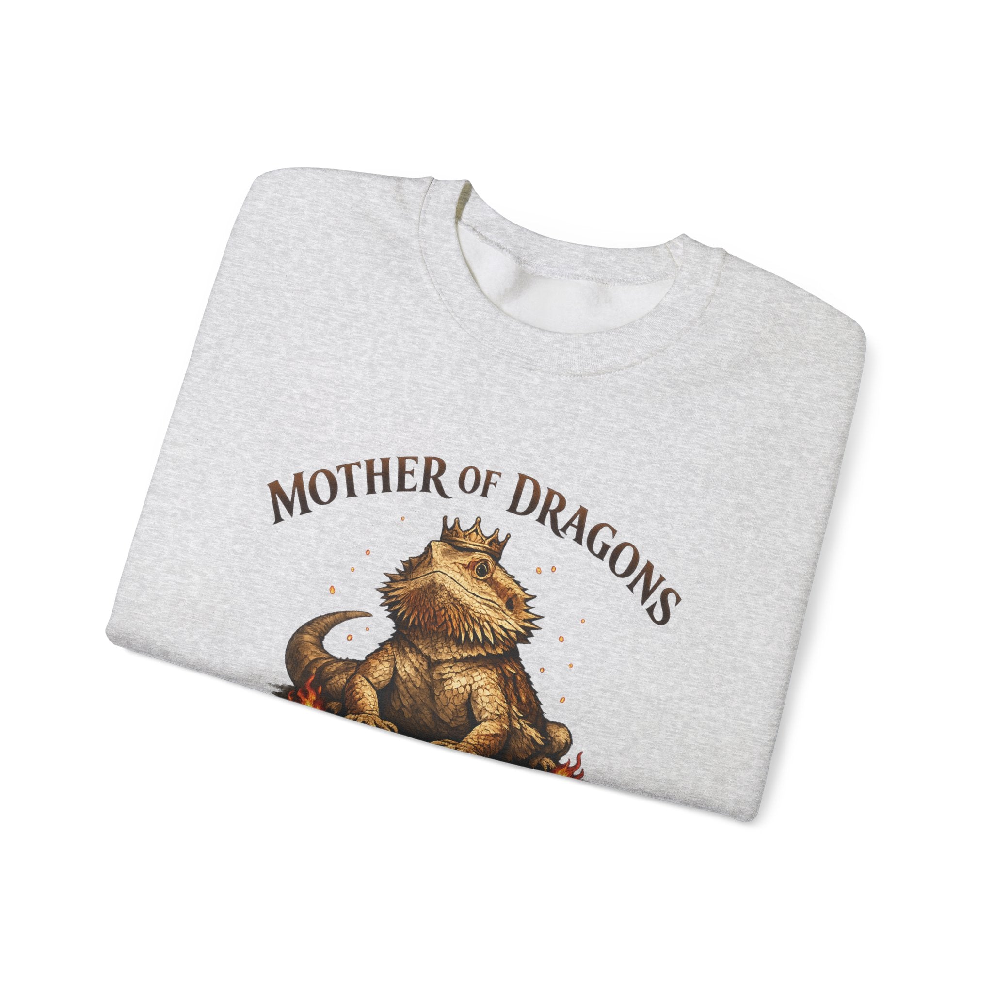 Mother of Dragons Crewneck Sweatshirt | Cute Dragon Illustration
