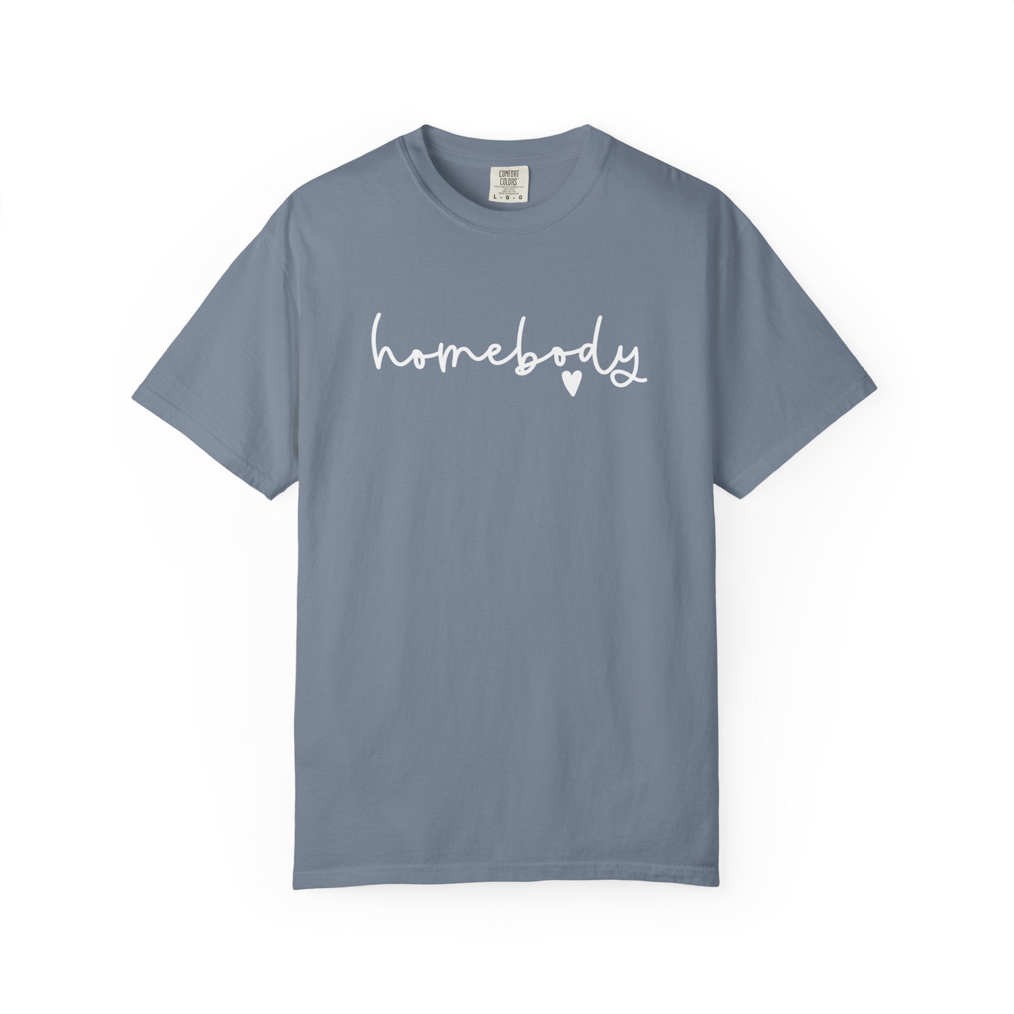 Homebody Script T-Shirt — Cozy Handwritten Graphic Tee
