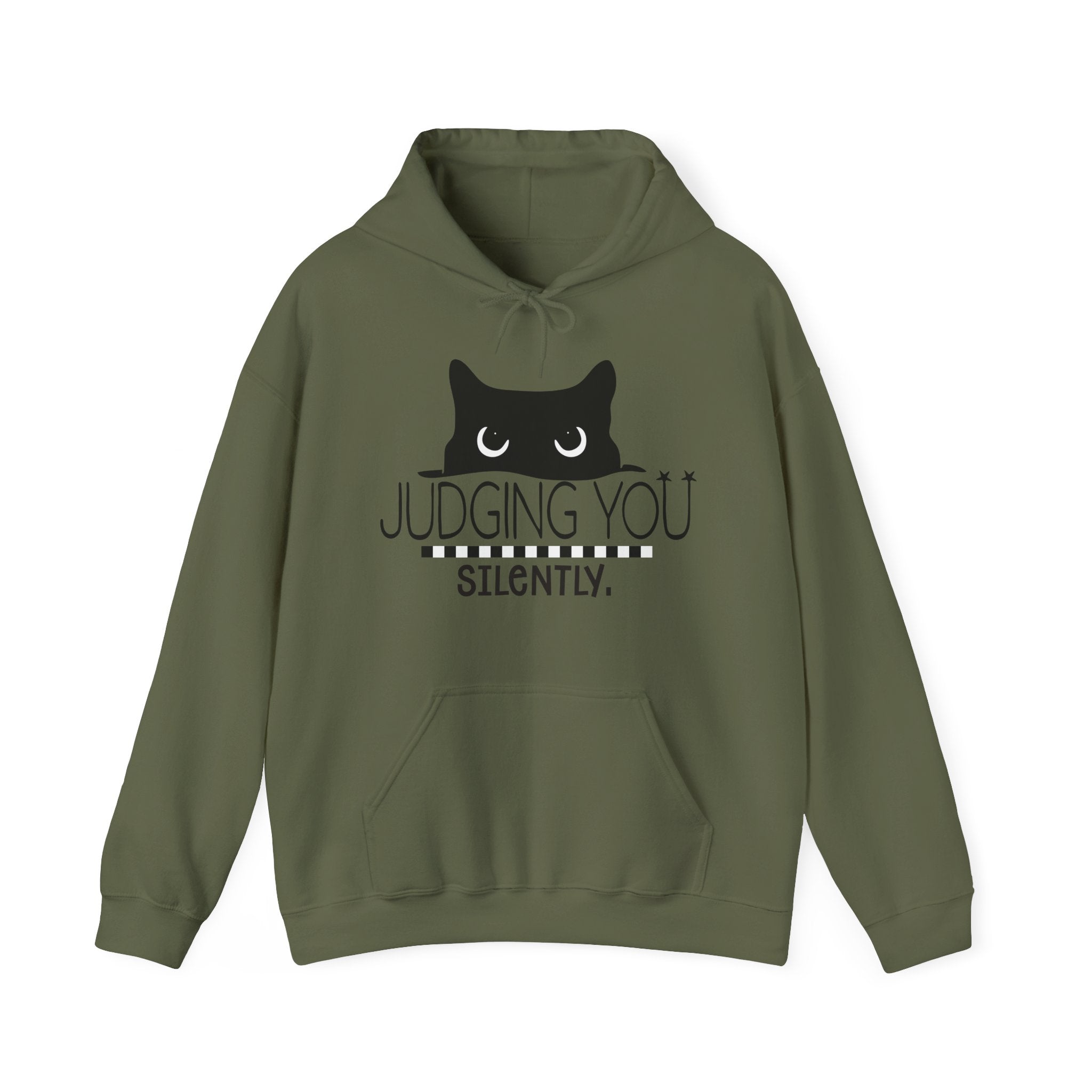 Judging You Silently cat hoodie | Hoodie