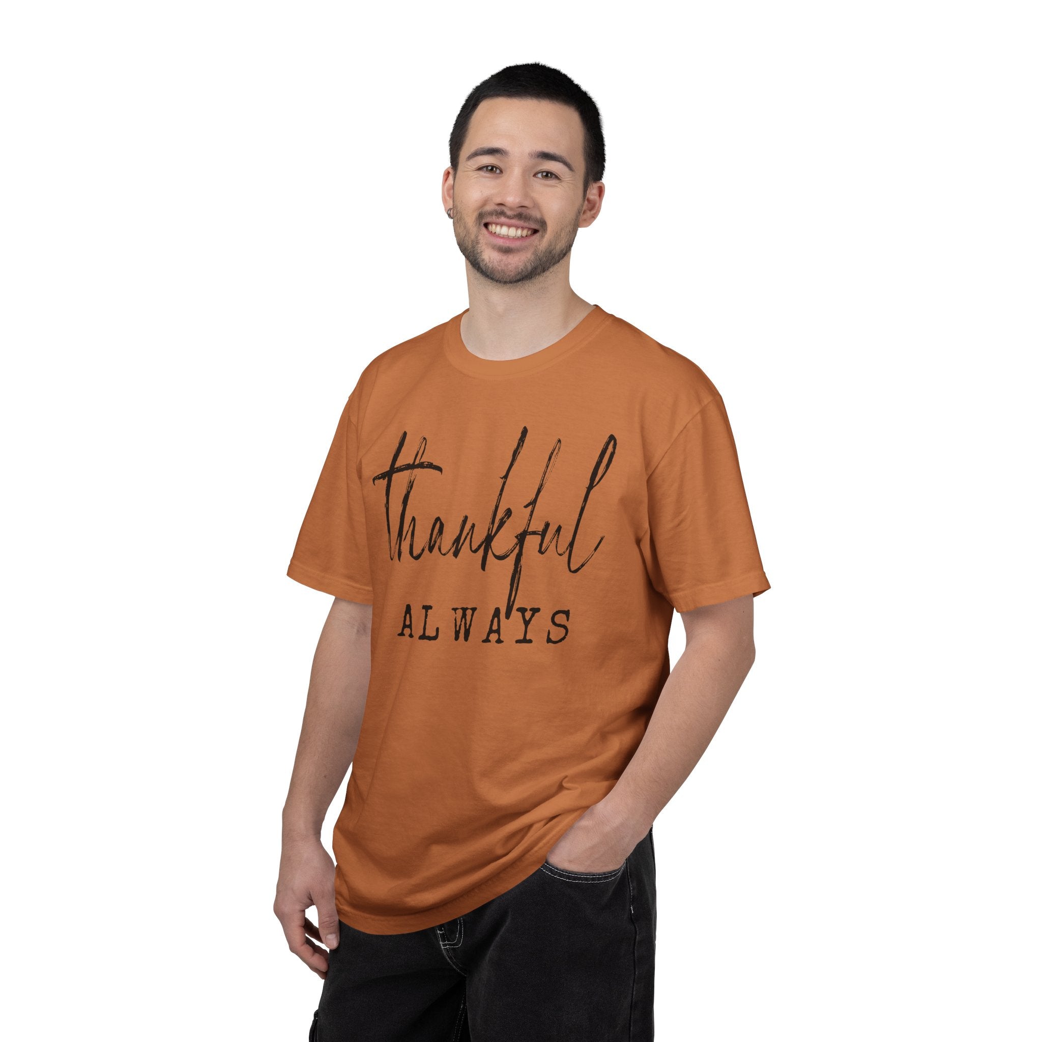 Grateful Spirit T-Shirt - Casual Unisex Wear for Thanksgiving, Everyday Comfort, Inspirational Apparel, Cozy Fashion