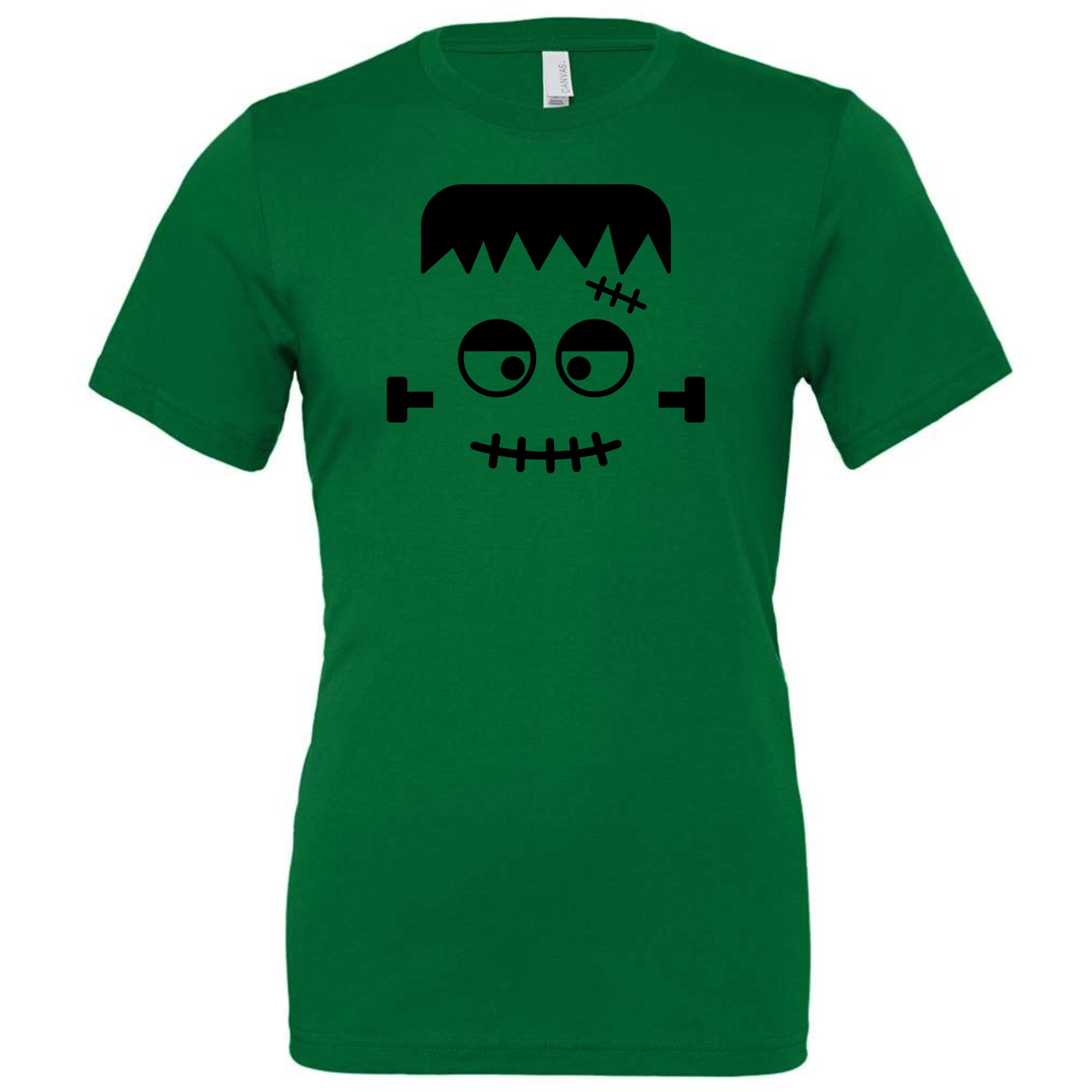 Frankenstein Halloween Face T-shirt