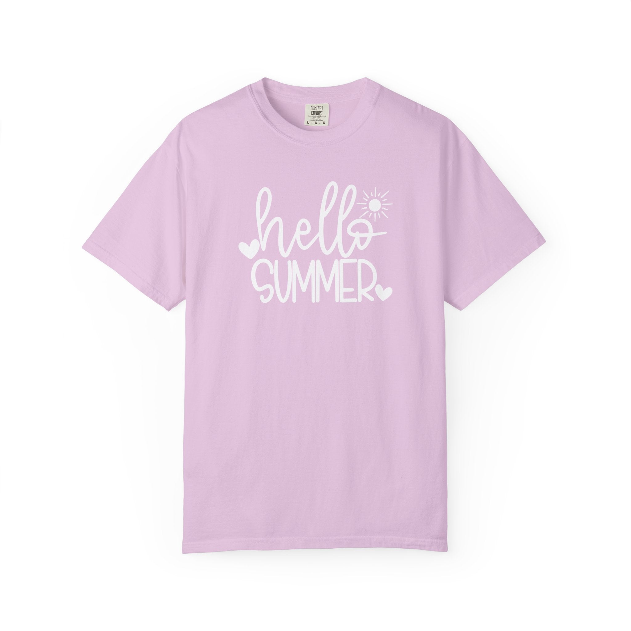 Hello Summer Comfort Colors Graphic T-Shirt
