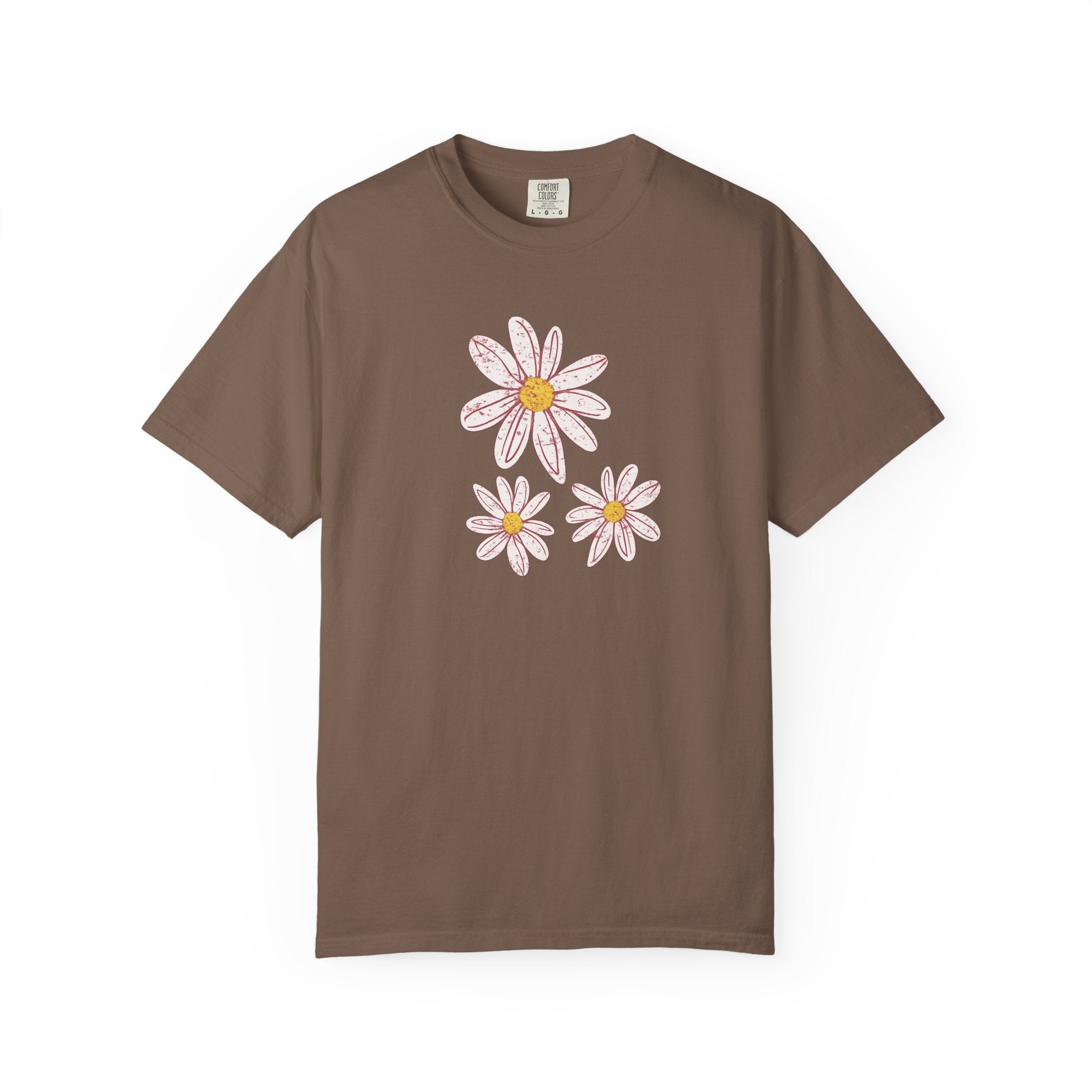 Daisy Trio T-Shirt — Hand-Drawn Floral Tee
