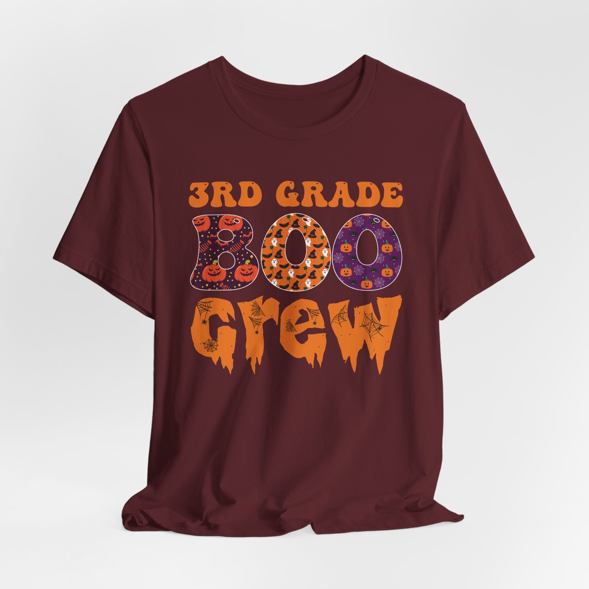3rd Grade Boo Crew Tee — Halloween Classroom Shirt