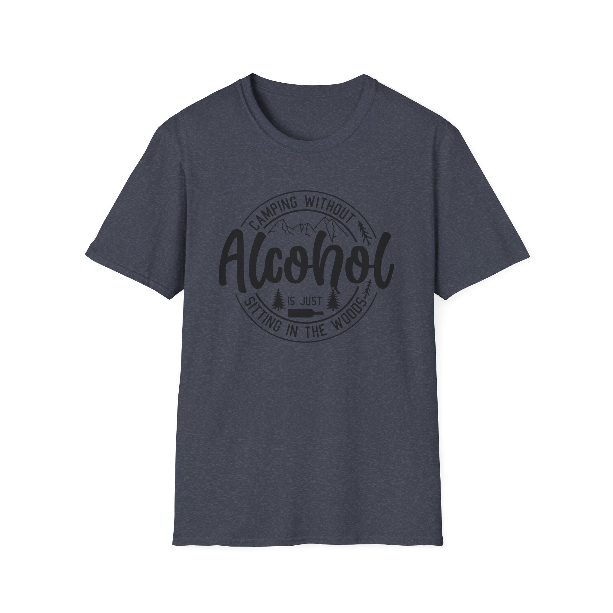 Camping Without Alcohol T-Shirt — Funny Outdoor Camping Tee