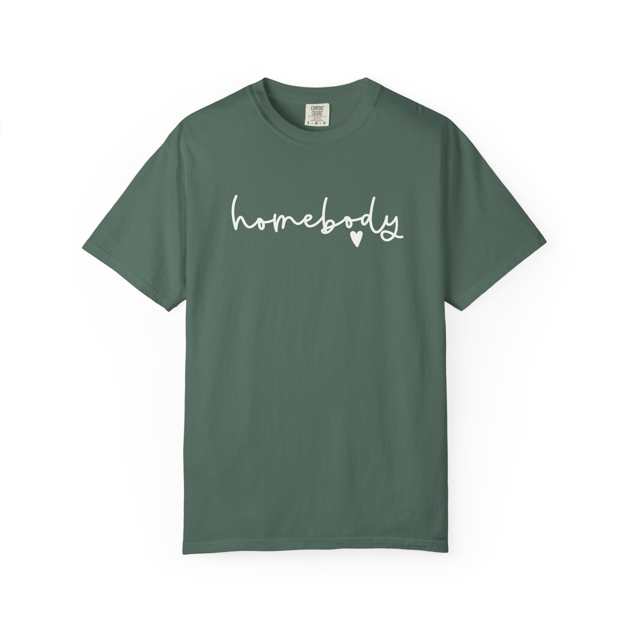 Homebody Script T-Shirt — Cozy Handwritten Graphic Tee