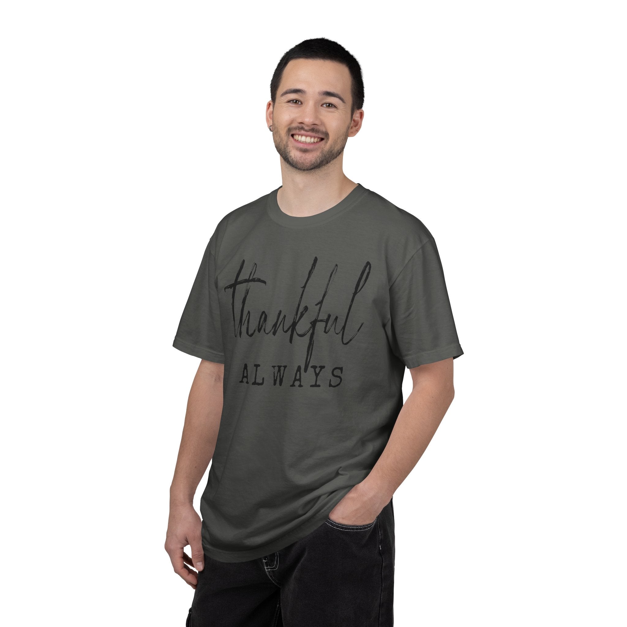 Grateful Spirit T-Shirt - Casual Unisex Wear for Thanksgiving, Everyday Comfort, Inspirational Apparel, Cozy Fashion