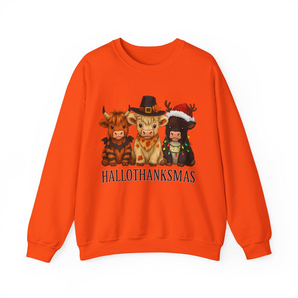 Festive Animal Sweatshirt, Cozy Holiday Apparel, Cute Crewneck for Fall, Thanksgiving and Christmas, Perfect Gift for Animal Lovers