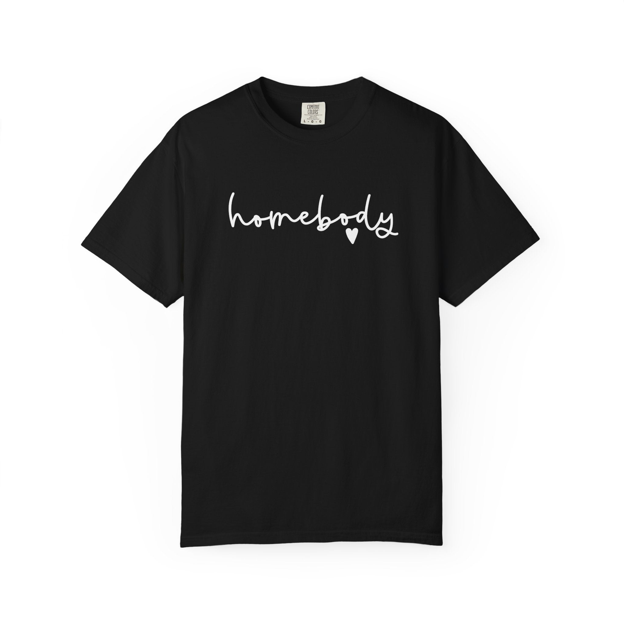 Homebody Script T-Shirt — Cozy Handwritten Graphic Tee