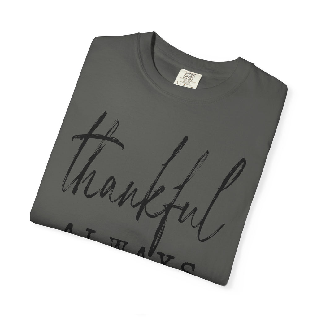 Grateful Spirit T-Shirt - Casual Unisex Wear for Thanksgiving, Everyday Comfort, Inspirational Apparel, Cozy Fashion