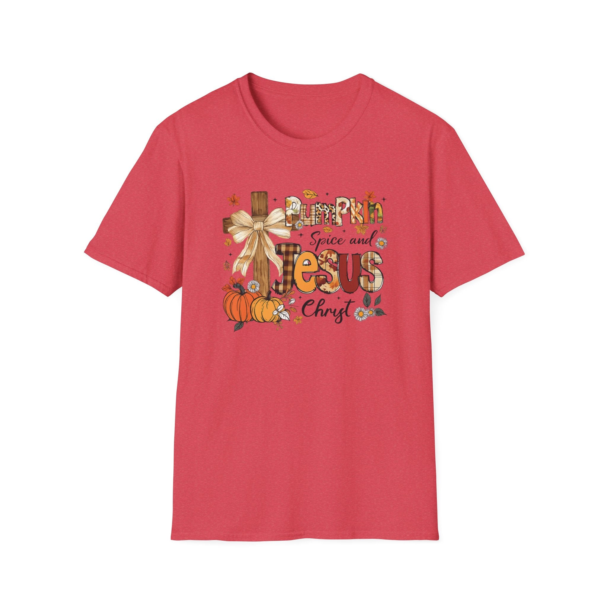 Pumpkin Spice and Jesus T‑Shirt — Fall Christian Faith Tee