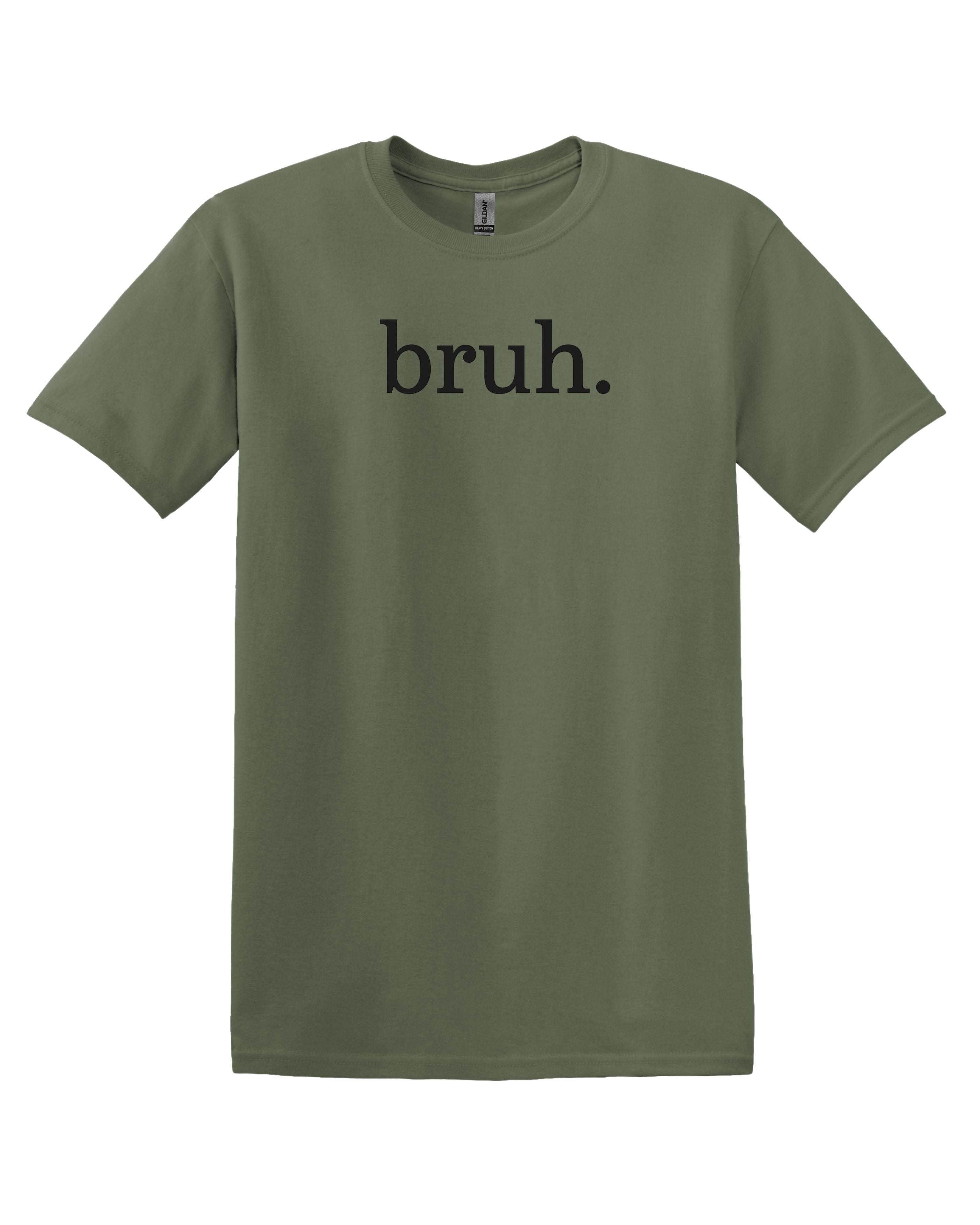 bruh. | Minimalist Funny Graphic Tee | Sarcastic T-Shirt | Unisex Softstyle | Meme Gift
