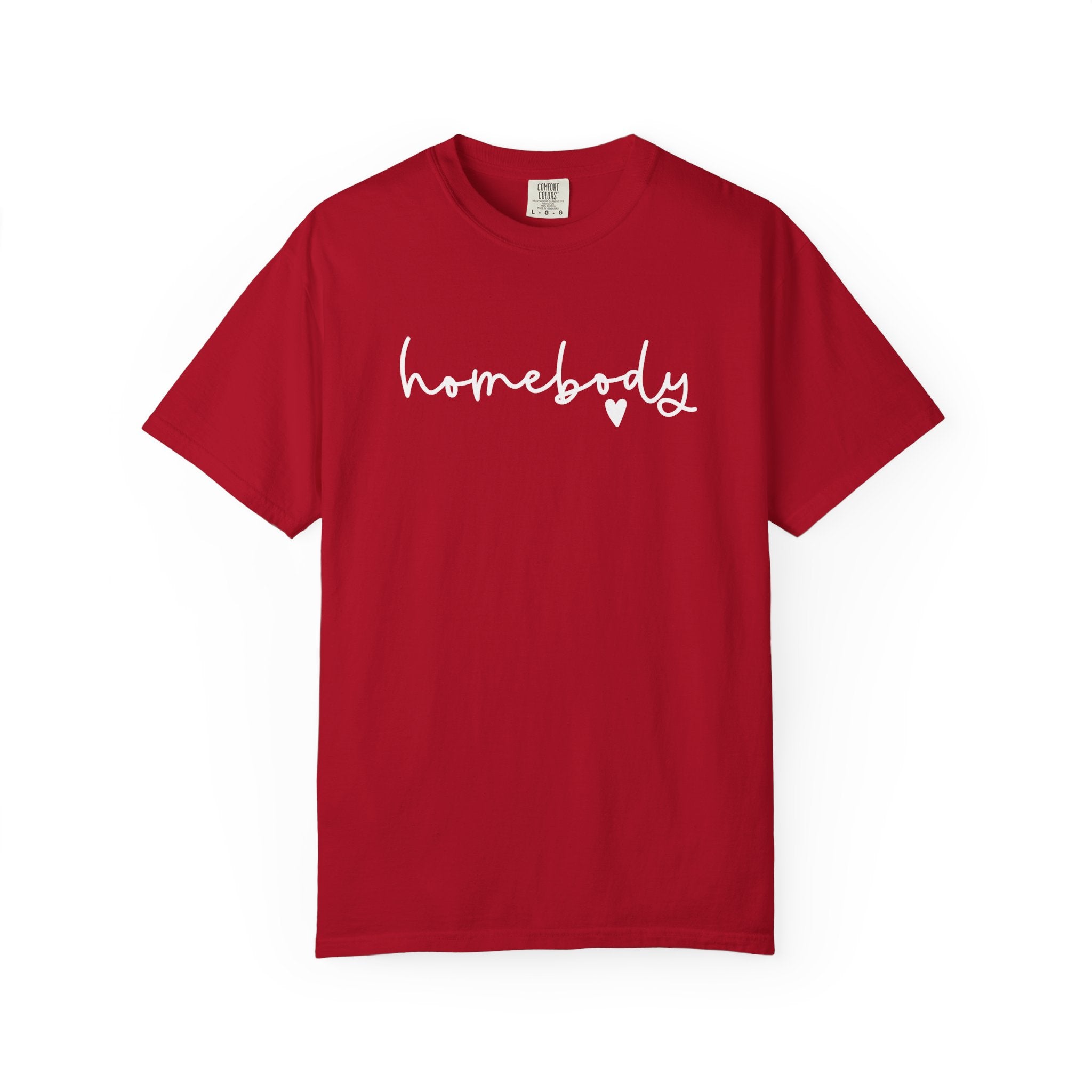 Homebody Script T-Shirt — Cozy Handwritten Graphic Tee