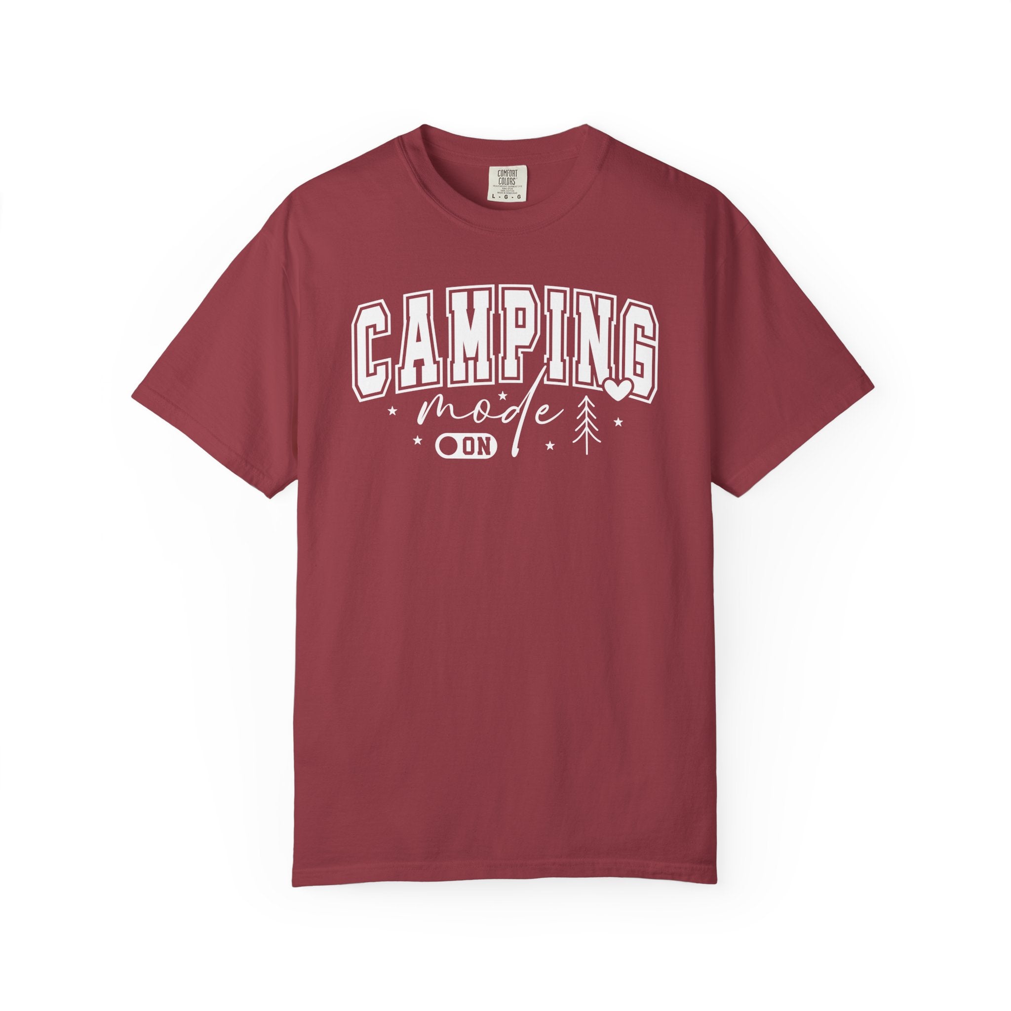 Camping Mode T-Shirt — Retro Outdoor Camping Graphic Tee