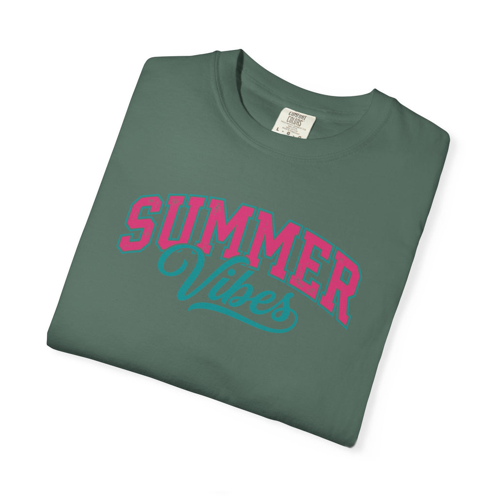 Summer Vibes T-Shirt — Retro Script Graphic Tee