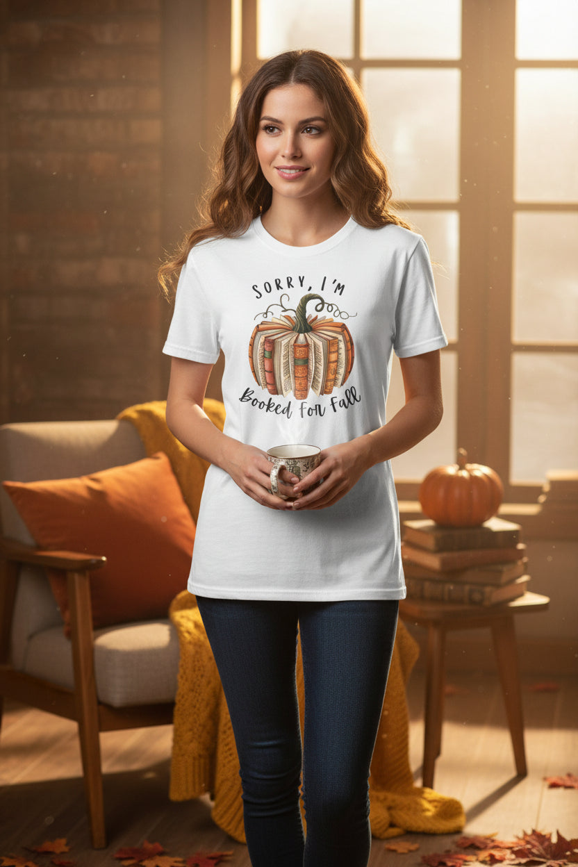 Sorry, I’m Booked For Fall Pumpkin T-Shirt