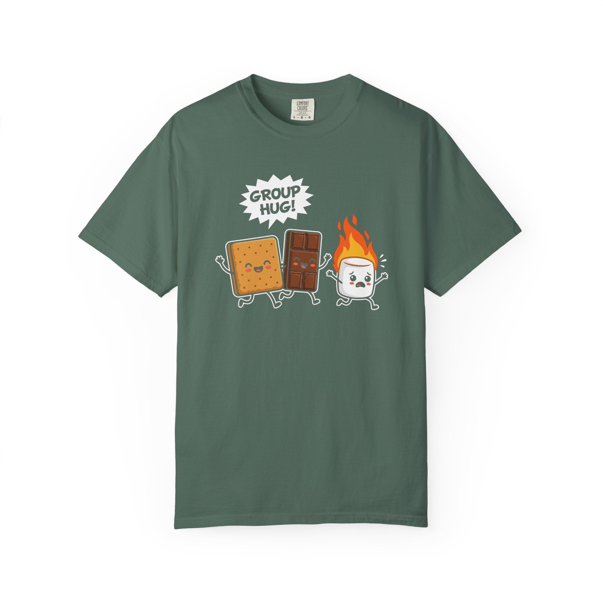 S'mores Group Hug T-Shirt — Cute Campfire Marshmallow, Chocolate & Graham Tee